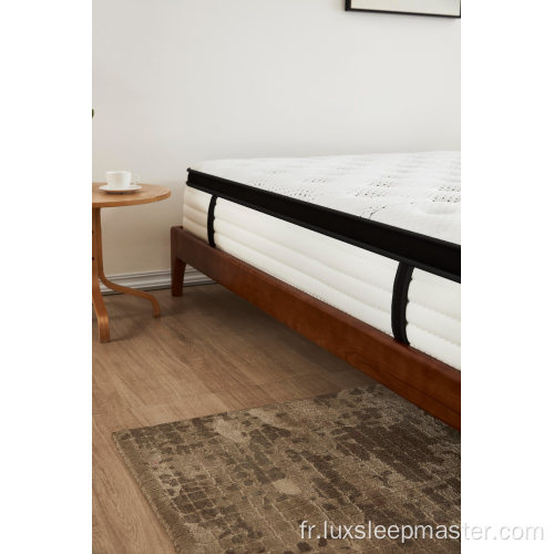 Matelas à ressorts en mousse à mémoire de forme dans une boîte